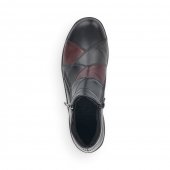 Remonte Ghete Dama R7674-02 negru+bordo