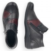 Remonte Ghete Dama R7674-02 negru+bordo
