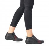 Remonte Ghete Dama R7674-02 negru+bordo