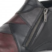 Remonte Ghete Dama R7674-02 negru+bordo