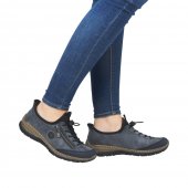 Rieker PantofI Dama N3267-14, albastru ,slip ins